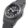 [Citizen Q&Q] VP47-854 Analog Waterproof Urethane Strap Watch, Women's, Black