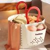 Large Foldable Laundry Hamper: Handheld Dirty Clothes Storage Basket for Bathroom