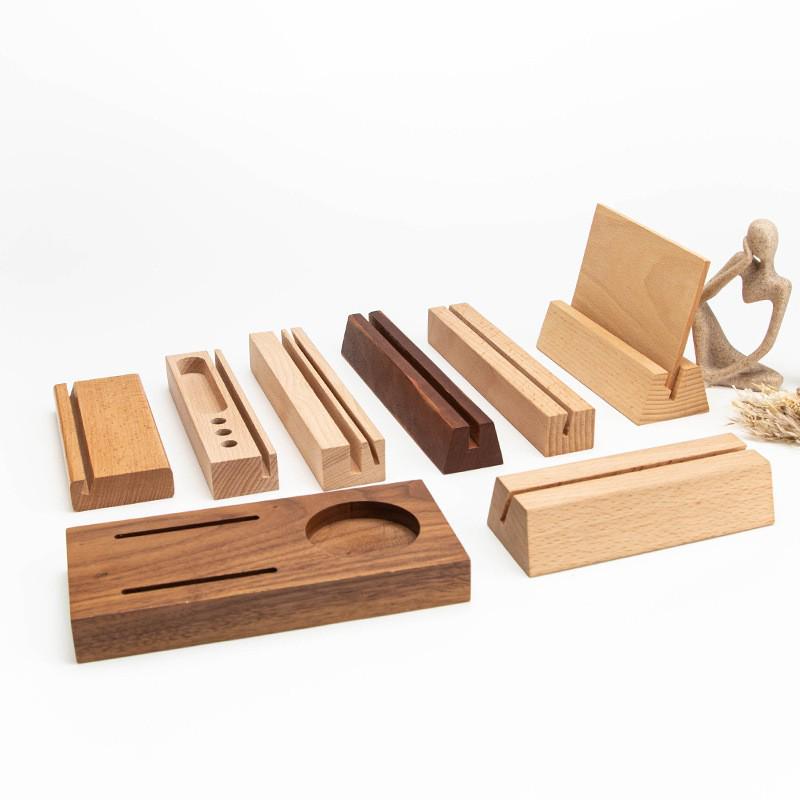 Buchenholz Kalender- & Kartenständer