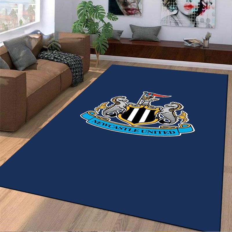 "Blue Carpet with Newcastle United Logo for Bedroom or Living Room" Suitable for use as an anti-slip for living room bedroom sofas