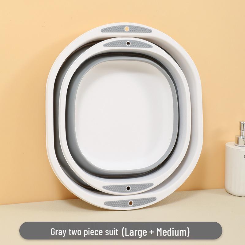 Large Foldable Washbasin for Home, Dorm, Baby & Travel - Multifunctional, Portable Laundry Basin