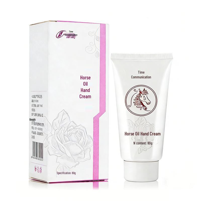 Nourishing Horse Oil Hand Cream for Dry, Cracked Hands - Hydrating Winter Skin Care Solution.
