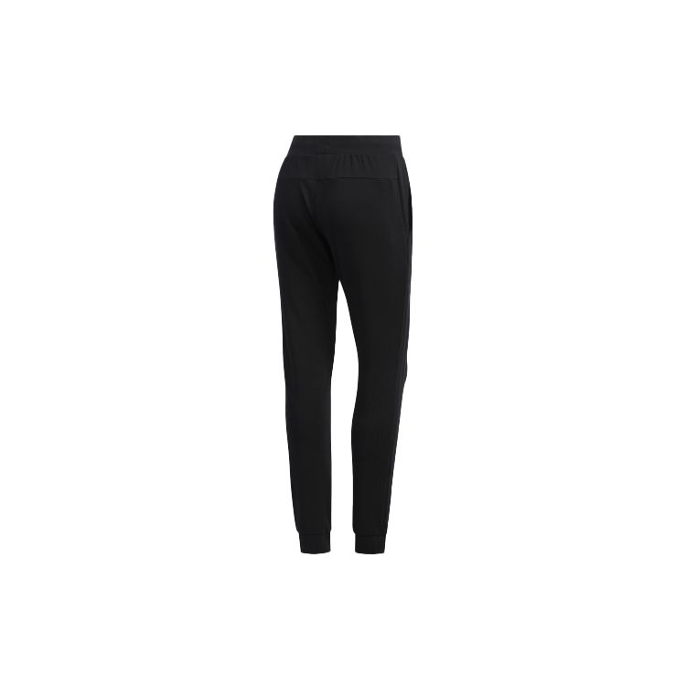 Adidas Pt Ft 3S Logo Slim Fit Jogger Pants Women Bottoms Black FM9253