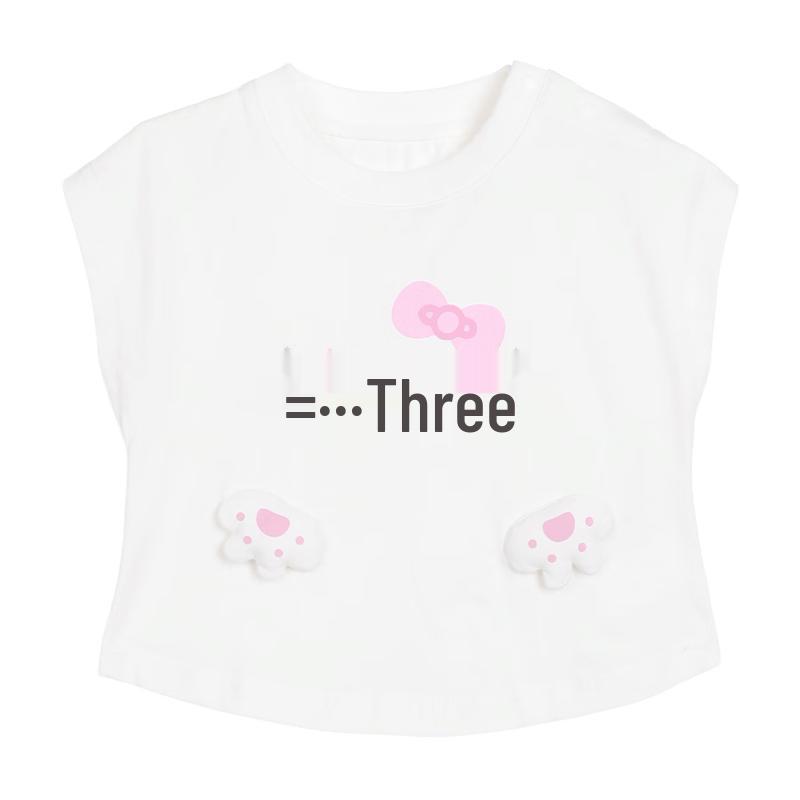 LUSON Baby Girl s 3D Cartoon Summer Sleeveless Top 80