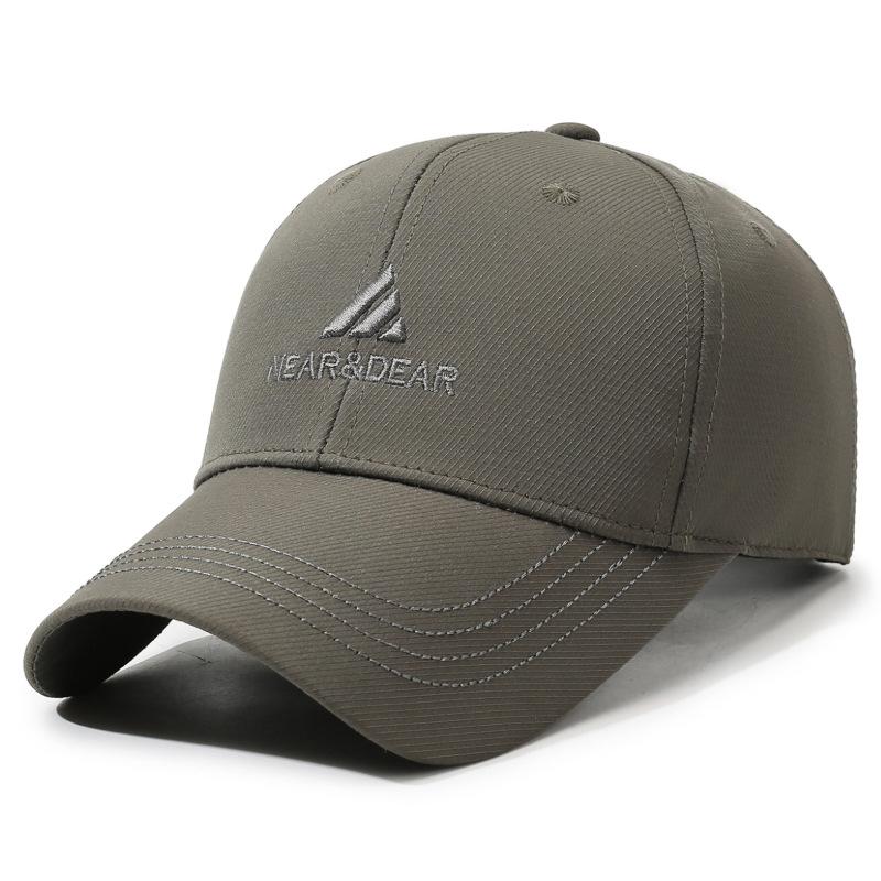 Spring And Autumn Three-Dimensional Embroidery Cap Men'S Outdoor Sunshade Sunscreen Baseball Cap Simple And Versatile Sports Men'S Hat