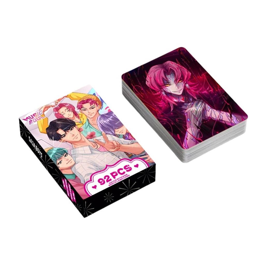 60 LOMO Cards 32 Stickers SAJA BOYS Shaka Men's Group Witch Hunting Women's Group Double-sided Small Card Saja Boys Photo Card Sticker Greeting Card
