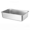 Jiyoushi Extra Thick Rectangular Stainless Steel Deep Serving Tray