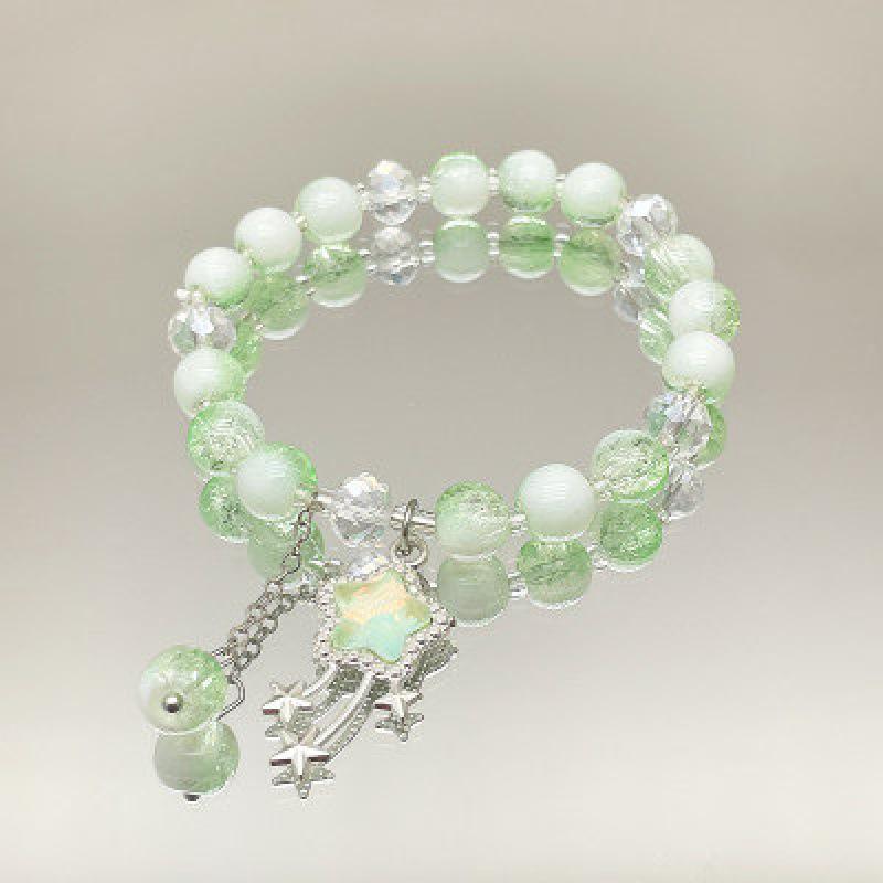Mori Style Crystal Meteor Bracelet for Women - Versatile Fairy Jewelry, Ideal for Students and Best Friends