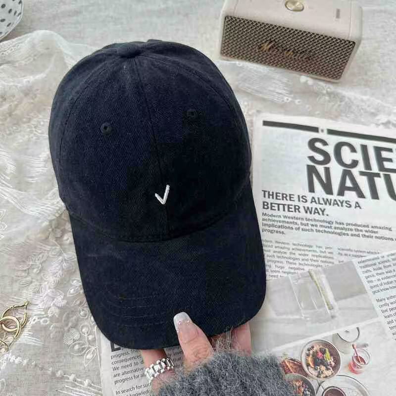Cappellino da Baseball Classico in Cotone Ricamato con Ampia Visiera per Donna, Estivo, Casual