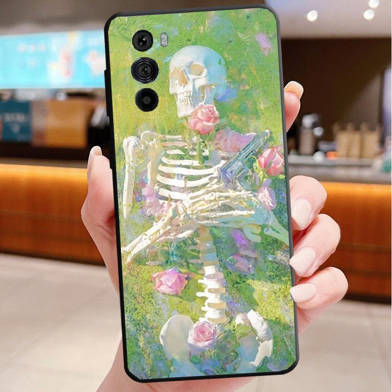 

Чехол для телефона Motorola Edge 50 40 Pro 60 50 40 30 Ultra Neo Fusion Moto G Play G Stylus G Power G Skeleton Art G Play 4G 2024