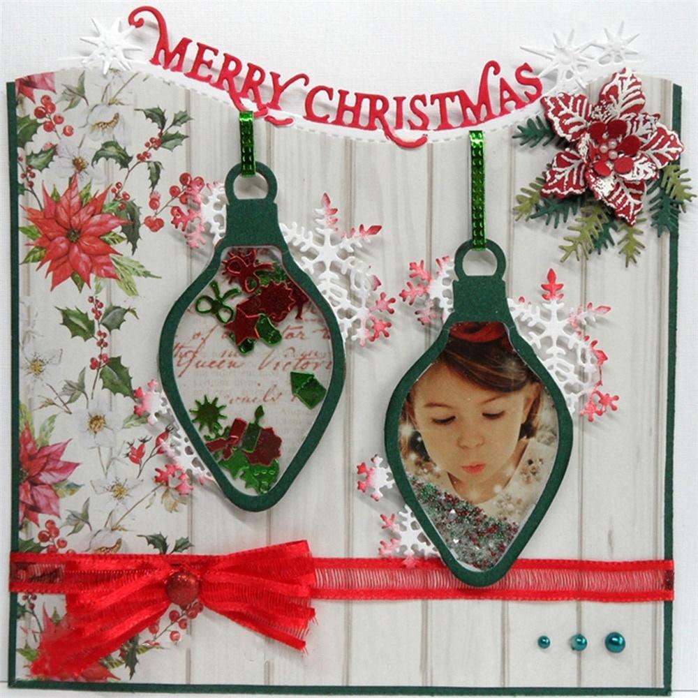 Lantern Christmas Ornaments Metal Cutting Dies Stencils for Scrapbooking Decorative Embossing Handcraft Die Cutting Template