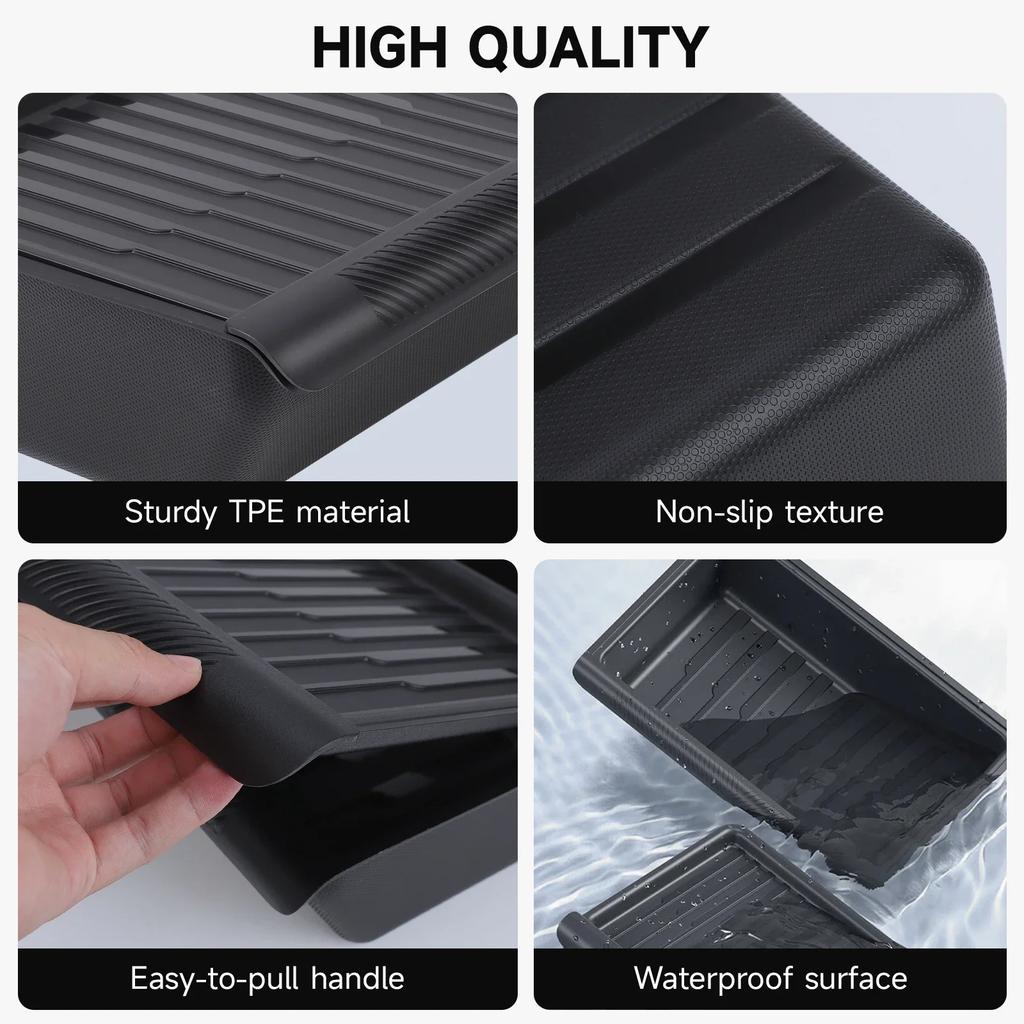 For Tesla Model Y 2020-2026 Juniper 2026-2026 Under Seat Storage Box Car Interior Accessories Drawer Type Organizer Lower Box