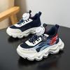 Children's Sports Shoes Girls' Mesh Casual Shoes Wear-resistant and Non-slip Shoes Flow Fashion Children's Sports Shoes Popular Running Shoes