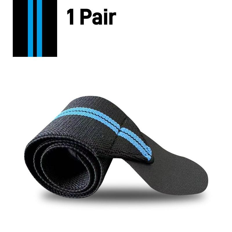 

1 Pair Adjustable Bandages Weightlifting Wristbands Wrist Protector Brace Support Professional Sports Powerlifting Wrist Straps синий