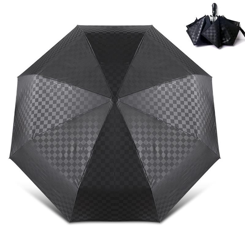120cm Paraguas automático Lluvia 3 veces a prueba de viento Paraguas grande  al aire libre Hombres mujer Parasol comprar a buen precio — entrega  gratuita, reseñas reales con fotos — Joom