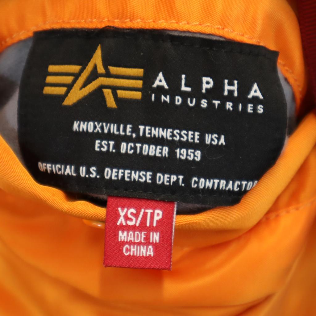 Unbenutzt ALPHA ANTI SOCIAL SOCIAL CLUB Kollaboration Rückenlogo L-2B Fliegerjacke Herren Gebraucht