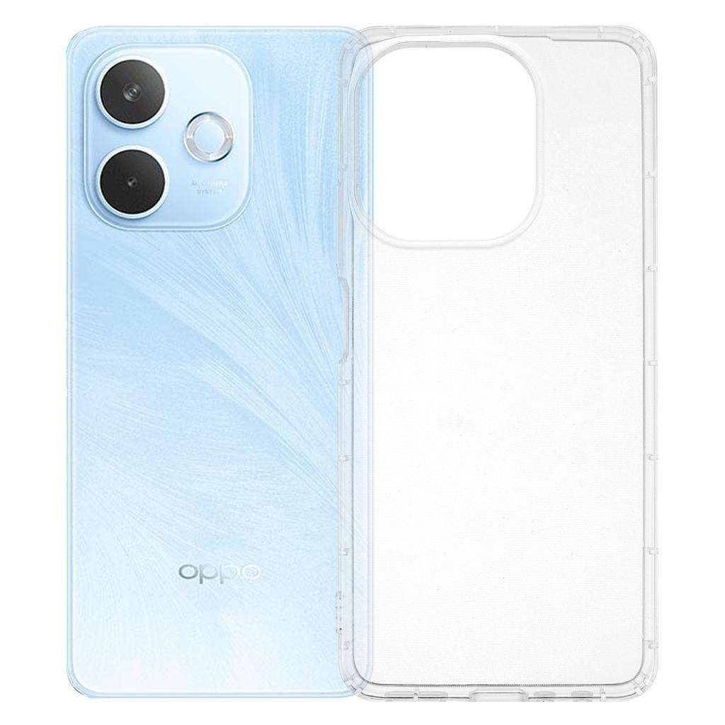 For Oppo A5 Pro 4G (Global)/5G (Global)/A5 Energy 5G (China) Case Transparent TPU Phone Back Cover Airbag Protection