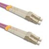 Qoltec Fiber Optic Patchcord LC/UPC - LC/UPC | Multimode | 50/125 | OM4 | Duplex | 2m