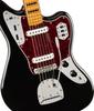 Fender Mexican Electric Guitar II Maple Black with Soft Case Vintera® '70s Jaguar®, Fingerboard,