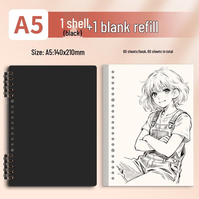 Morandi Detachable Student Sketchbook - Thick, Comfortable, Colorful Art Drawing Pad