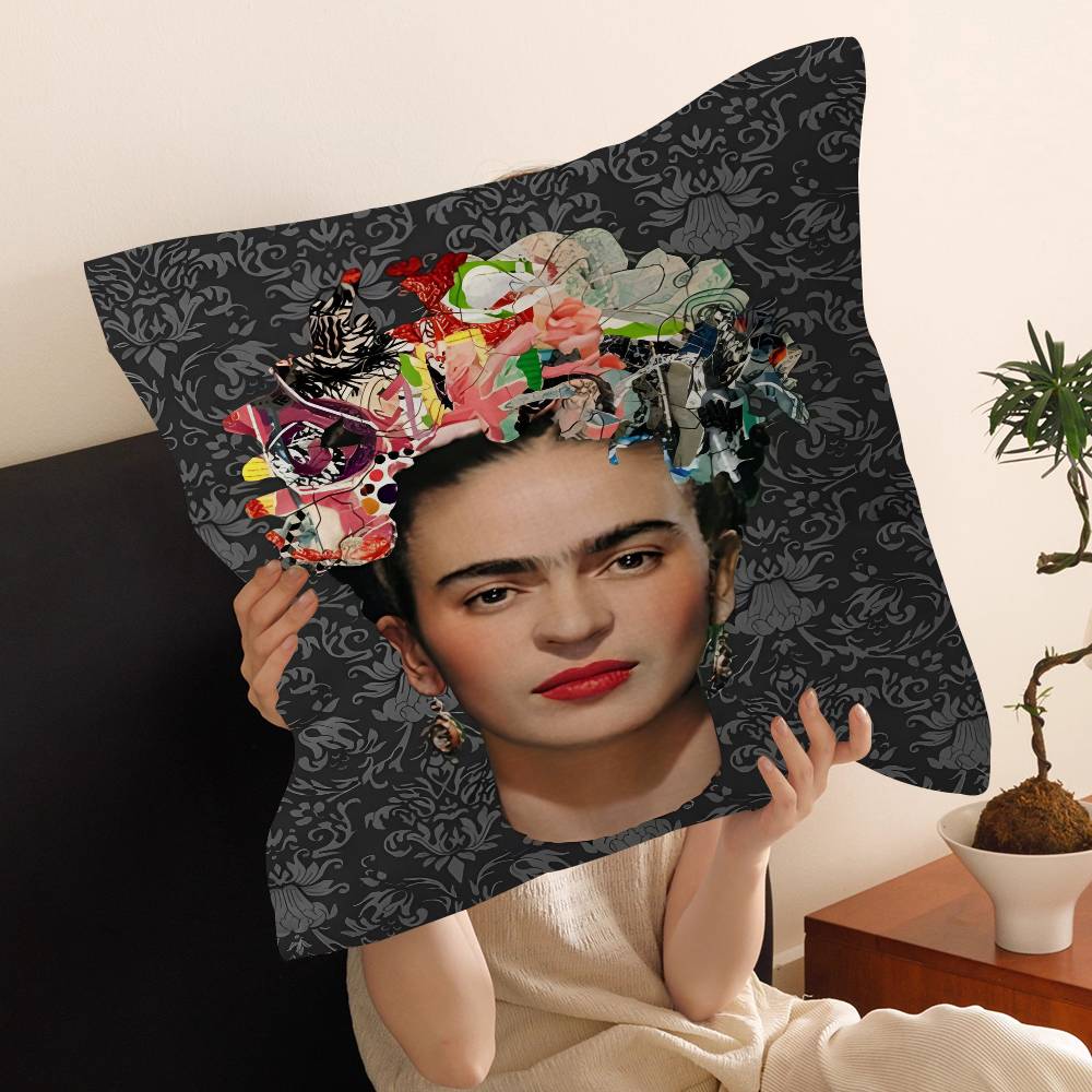 Art Frida Personalized Pillow Dust Cover Bedroom Kids Party Decoration Pillowcase Birthday Children Gift