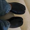 Chunky Platform Slip on Tabi Loafers Women Brand Designer Split Toe Size 35 45 Unisex Concise Fashion Pig Trotter