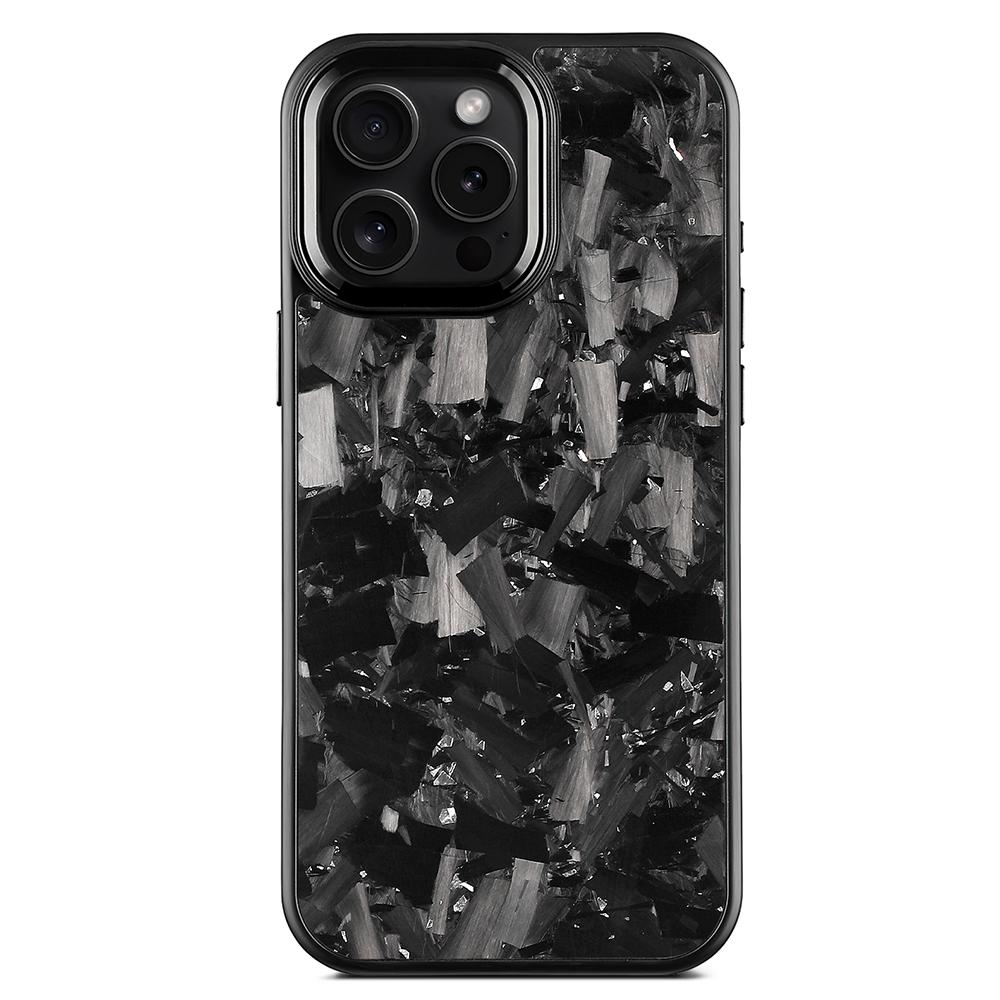 

Для iPhone 16 Pro Магнитный чехол Большая текстура Арамидное волокно+ТПУ Чехол для телефона с металлическим ободком для объектива G