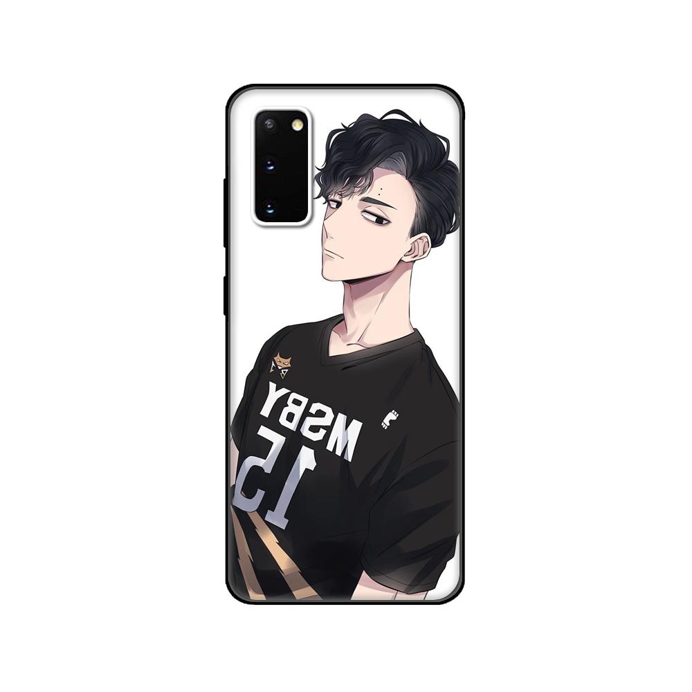 

Черный чехол из ТПУ для Samsung Galaxy S20 /S20 PLUS/S20 ultra/S20+ /S20FE задняя крышка Sakusa Kiyoomi Haikyuu Samsung S20