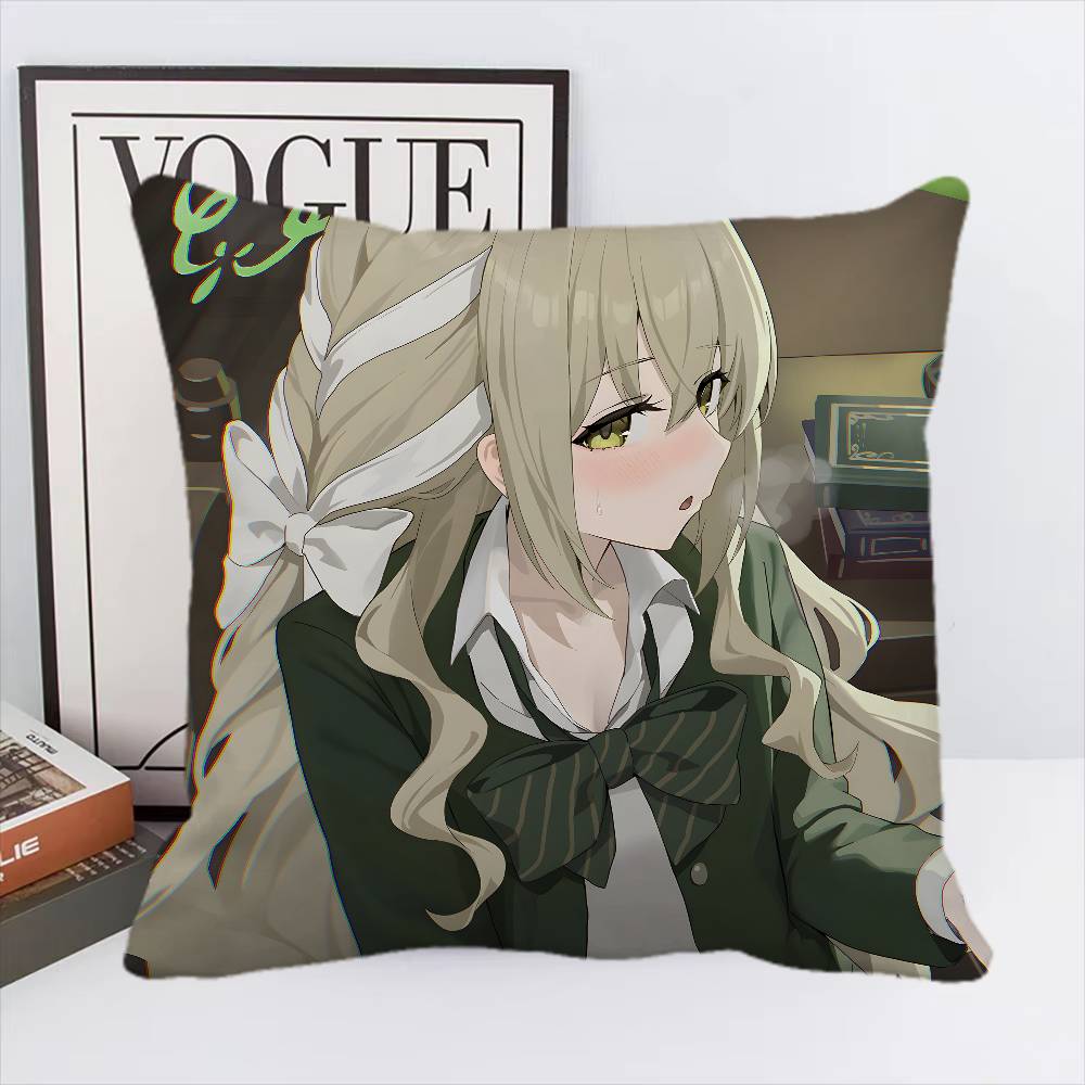 

Sakurai Miyo Blue Archive Game Pillow Case Square Pillow Bedroom Sofa Leisure Comfort Cushion Car Home Decoration 16x16Inch