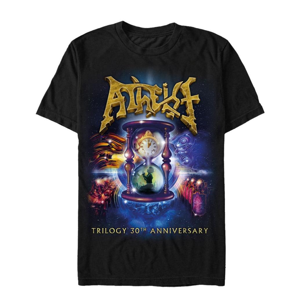 Atheist Baumwolle Band Shirt Unisex Sommer Kurzarm Modemarke T-Shirt Luxus Lässig Vintage