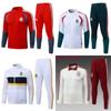 Set Giacca da Allenamento Sportiva da Uomo Manica Lunga Zip Intera Calcio Basket Corsa