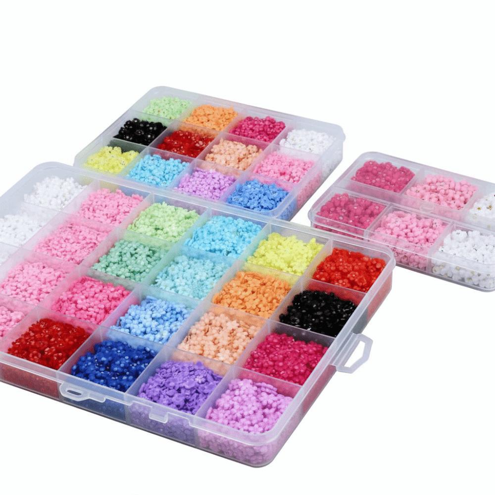 Resin Nail Decor Kawaii Nail Supplies New Flower Nail Art Charms  DIY