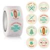 Round Handmade Lables Sticker Self-adhesive Sealing Sticker Baking Decorative Stickers for Gift Wrap Tag Small Business