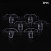 3/6/12Pcs Glasses Storage Rack Wall-Mounted Sunglasses Storage Rack Eyeglasses Holder Transparent Wall Home Glasses Holder