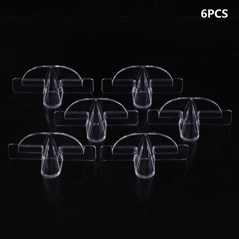 3/6/12Pcs Glasses Storage Rack Wall-Mounted Sunglasses Storage Rack Eyeglasses Holder Transparent Wall Home Glasses Holder