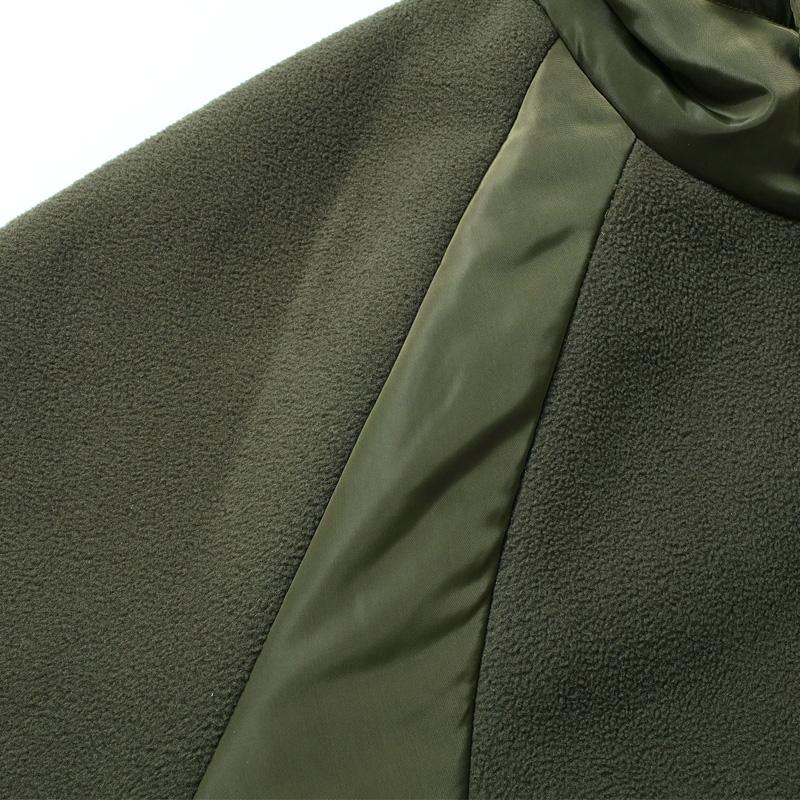 Plus Size 5XL-11XL Autumn Winter Polar Fleece Coat for Men Outerwear Casual Long Sleeve Tops Oversize Men's Warm Jackets