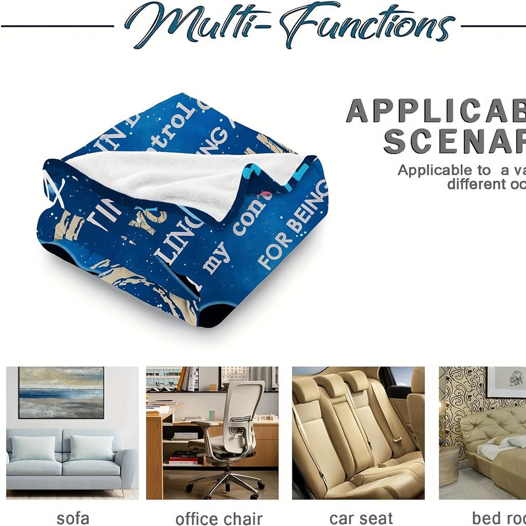 Flaneldecke für den Ehemann – Durchdachtes Geburtstags- und Feiertagsgeschenk – Gemütliche Personalisierte Decke – Perfektes Weihnachts-Valentinstagsgeschenk