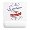 Mousepad - PLANETEE - Best Dad In the Whole World - 22x18 Cm - Smooth Non-Slip Surface - 3 Mm
