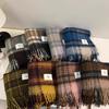 Long Tassel Winter Scarf Thicken Striped Wraps Fashion Large Shawl  Women