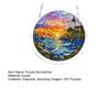 Acrylic Puzzle Suncatcher Stained Glass Effect Window Hanging Ornament DIY Art Puzzle Sun Catcher Kit for Home Garden Decor
