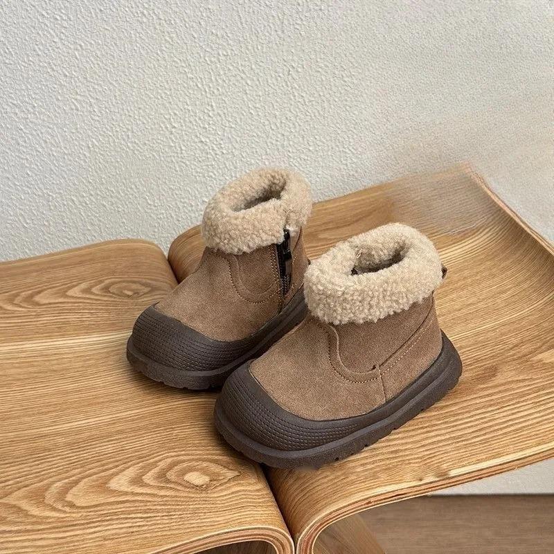 Soft Children's Snow Boots Baby Toddler Warm Fleece Lined Winter Outdoor Footwear Boot Little Kids