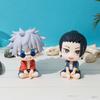 10 Cm Genuine MegaHouse Look Up Jujutsu Kaisen Gojo Satoru & Geto Suguru Q-version Action Figure Collectible Toys