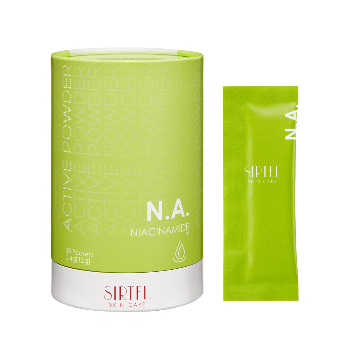 

SIRTFL Активная пудра Ниацинамид Сывороточная пудра x 30 Sirtful Ниацин N.A. (пакетики по 0,4 г) //