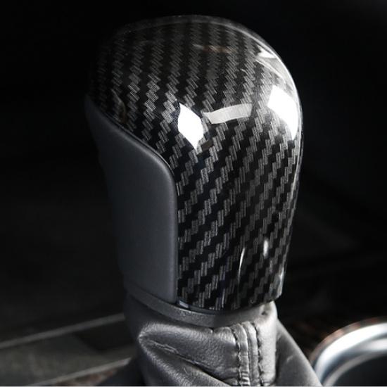 Carbon Fiber Car Gear Shift Knob Trim For Toyota Corolla -2025