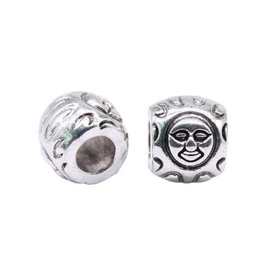 Accessori Parti Personaggio Amore Perle con Foro Grande Distanziatori Sfusi Componenti Gioielli Minimalisti QB004