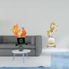 Sculpture Resin Ornament Carp Horse Figurine Chinese Tabletop Centerpiece for Bedroom Office Home