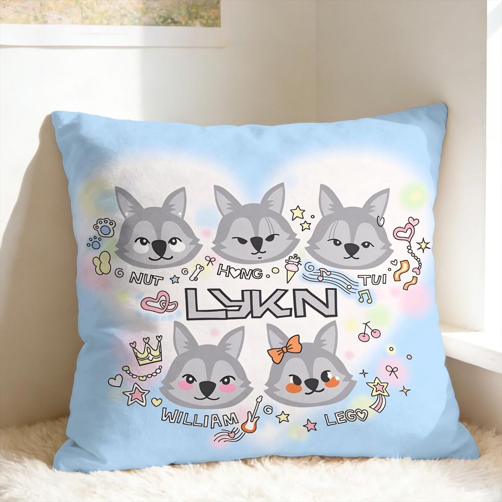 L-LYKN Group Lykyou Pillow Cover Vintage Pillow Case For Living Room Chair Comfy Cushion Cover Gift
