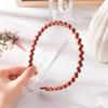 Korean Style Teeth Matte Hair Hoop Headdress Non-slip Hairband Teeth Wave Hair Hoop  Girls