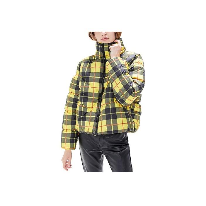 yellow plaid nike jacket