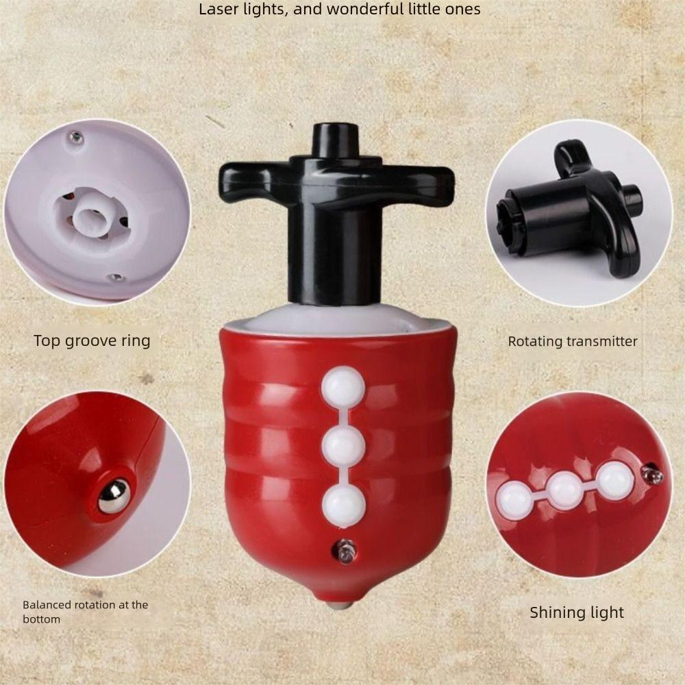 Light&Sound Classic Spinning Tops Toy LED Children's Gyroscope Toys  Boys and Girls